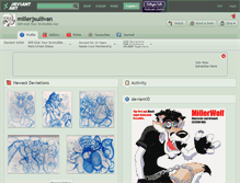 Tablet Screenshot of millerjsullivan.deviantart.com