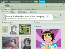 Tablet Screenshot of anjilla.deviantart.com
