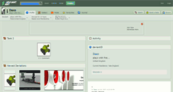 Desktop Screenshot of daxo.deviantart.com