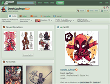 Tablet Screenshot of dereklaufman.deviantart.com