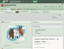 Tablet Screenshot of empireequestrian.deviantart.com
