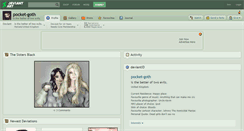 Desktop Screenshot of pocket-goth.deviantart.com