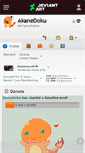 Mobile Screenshot of akanedoku.deviantart.com