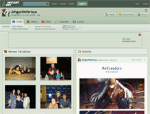 Tablet Screenshot of johgonnefarious.deviantart.com