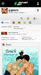 Mobile Screenshot of g-galore.deviantart.com