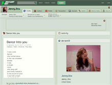 Tablet Screenshot of jennyjinx.deviantart.com