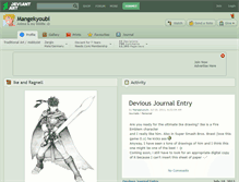 Tablet Screenshot of mangekyoubi.deviantart.com