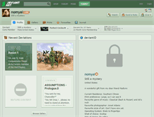 Tablet Screenshot of nomyai.deviantart.com