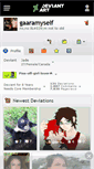 Mobile Screenshot of gaaramyself.deviantart.com