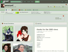 Tablet Screenshot of gaaramyself.deviantart.com