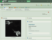 Tablet Screenshot of huntermeyer.deviantart.com