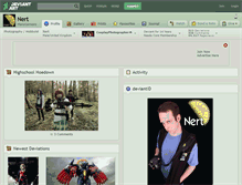 Tablet Screenshot of nert.deviantart.com