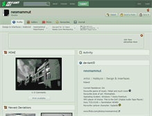 Tablet Screenshot of neomammut.deviantart.com