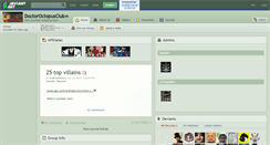 Desktop Screenshot of doctoroctopusclub.deviantart.com
