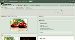 Desktop Screenshot of dubai-flower.deviantart.com