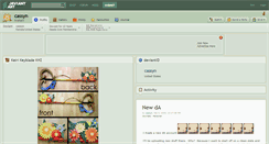 Desktop Screenshot of cassyn.deviantart.com