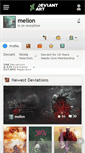 Mobile Screenshot of mellon.deviantart.com