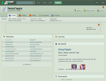 Tablet Screenshot of derpyclapplz.deviantart.com