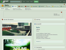 Tablet Screenshot of bashu.deviantart.com