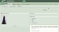 Desktop Screenshot of lilly-stock.deviantart.com