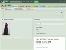Tablet Screenshot of lilly-stock.deviantart.com
