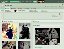 Tablet Screenshot of loveeurope.deviantart.com