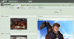 Desktop Screenshot of darkeyez07.deviantart.com