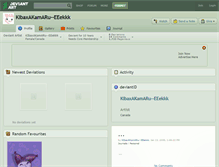 Tablet Screenshot of kibaxakamaru--eeekkk.deviantart.com