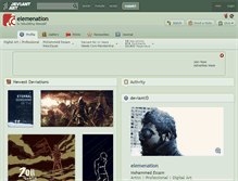 Tablet Screenshot of elemenation.deviantart.com