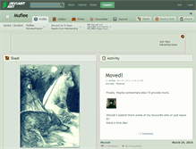 Tablet Screenshot of muflee.deviantart.com