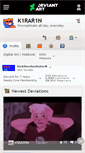 Mobile Screenshot of k1rar1n.deviantart.com