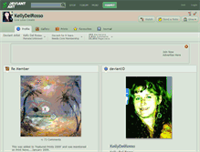 Tablet Screenshot of kellydelrosso.deviantart.com