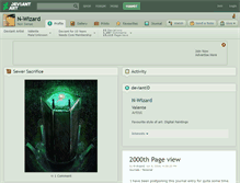Tablet Screenshot of n-wizard.deviantart.com