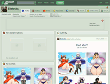Tablet Screenshot of elieteclss.deviantart.com