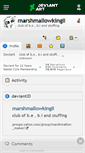 Mobile Screenshot of marshmallowkingii.deviantart.com
