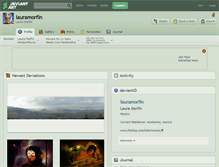 Tablet Screenshot of lauramorfin.deviantart.com