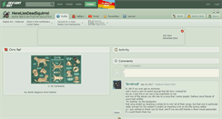Desktop Screenshot of hereliesdeadsquirrel.deviantart.com