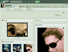Tablet Screenshot of luisneves.deviantart.com