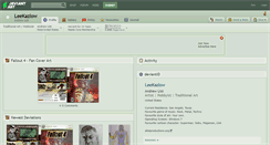 Desktop Screenshot of leekazlow.deviantart.com