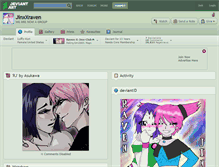 Tablet Screenshot of jinxxraven.deviantart.com