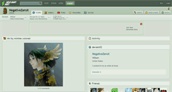 Desktop Screenshot of negativezerox.deviantart.com