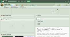 Desktop Screenshot of mitaka-hito.deviantart.com