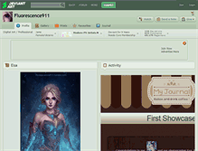 Tablet Screenshot of fluorescence911.deviantart.com