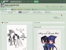 Tablet Screenshot of kouji-x-kouichi-club.deviantart.com