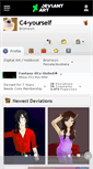 Mobile Screenshot of c4-yourself.deviantart.com