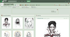 Desktop Screenshot of close-eyed-visuals.deviantart.com