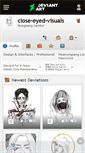 Mobile Screenshot of close-eyed-visuals.deviantart.com