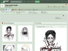 Tablet Screenshot of close-eyed-visuals.deviantart.com