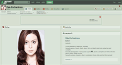 Desktop Screenshot of pale-enchantress.deviantart.com