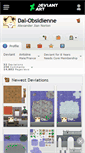 Mobile Screenshot of dal-obsidienne.deviantart.com